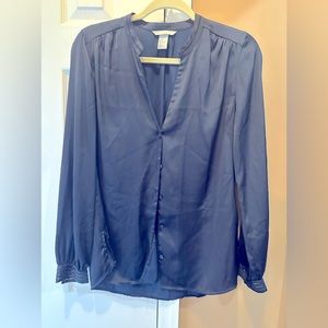 H&M Long Sleeve Sateen Blouse